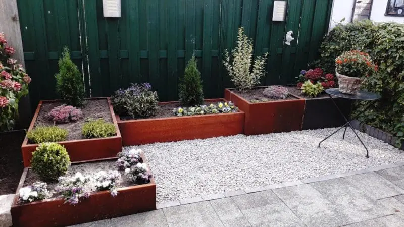 Maatwerk Plantenbakken van Cortenstaal