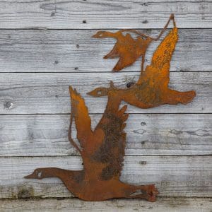 Ganzen Cortenstaal - Groot