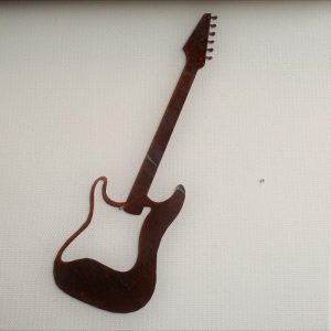 Gitaar Cortenstaal - Afbeelding 2