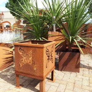 Vuurkorf Vlinder Cortenstaal