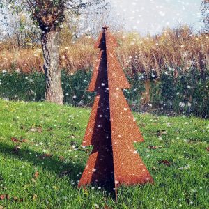Moderne kerstboom van Cortenstaal