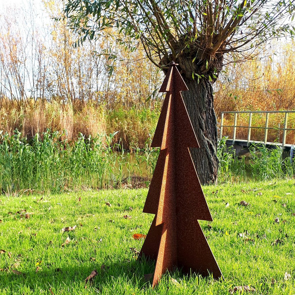 Kerstboom-modern Cortenstaal - Afbeelding 2
