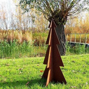 Kerstboom-modern Cortenstaal - Afbeelding 2