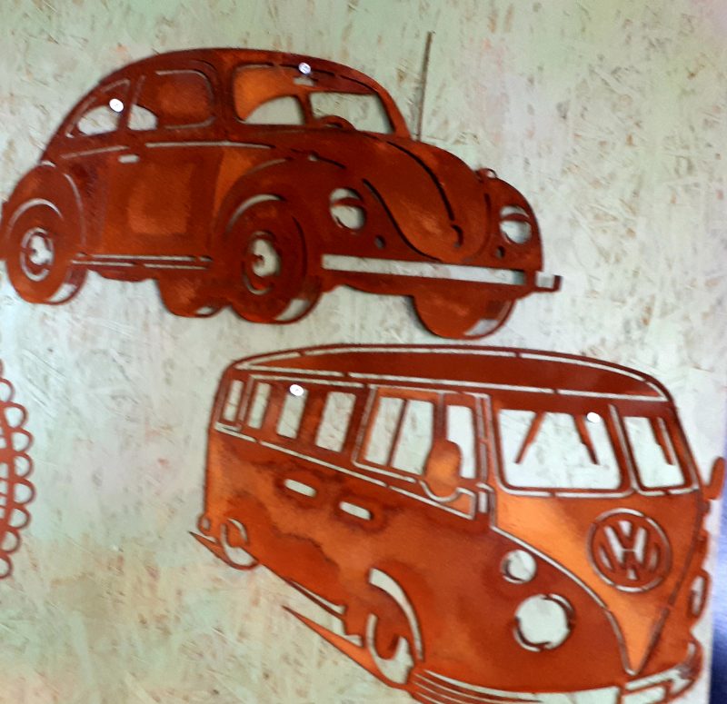 VW Bus van Cortenstaal - Afbeelding 3