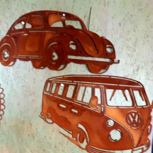 VW Bus van Cortenstaal - Afbeelding 3