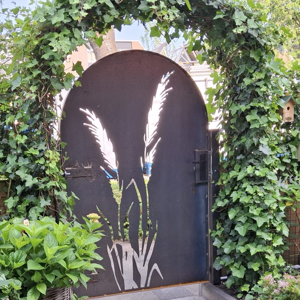 Cortenstalen maatwerk tuinpoort